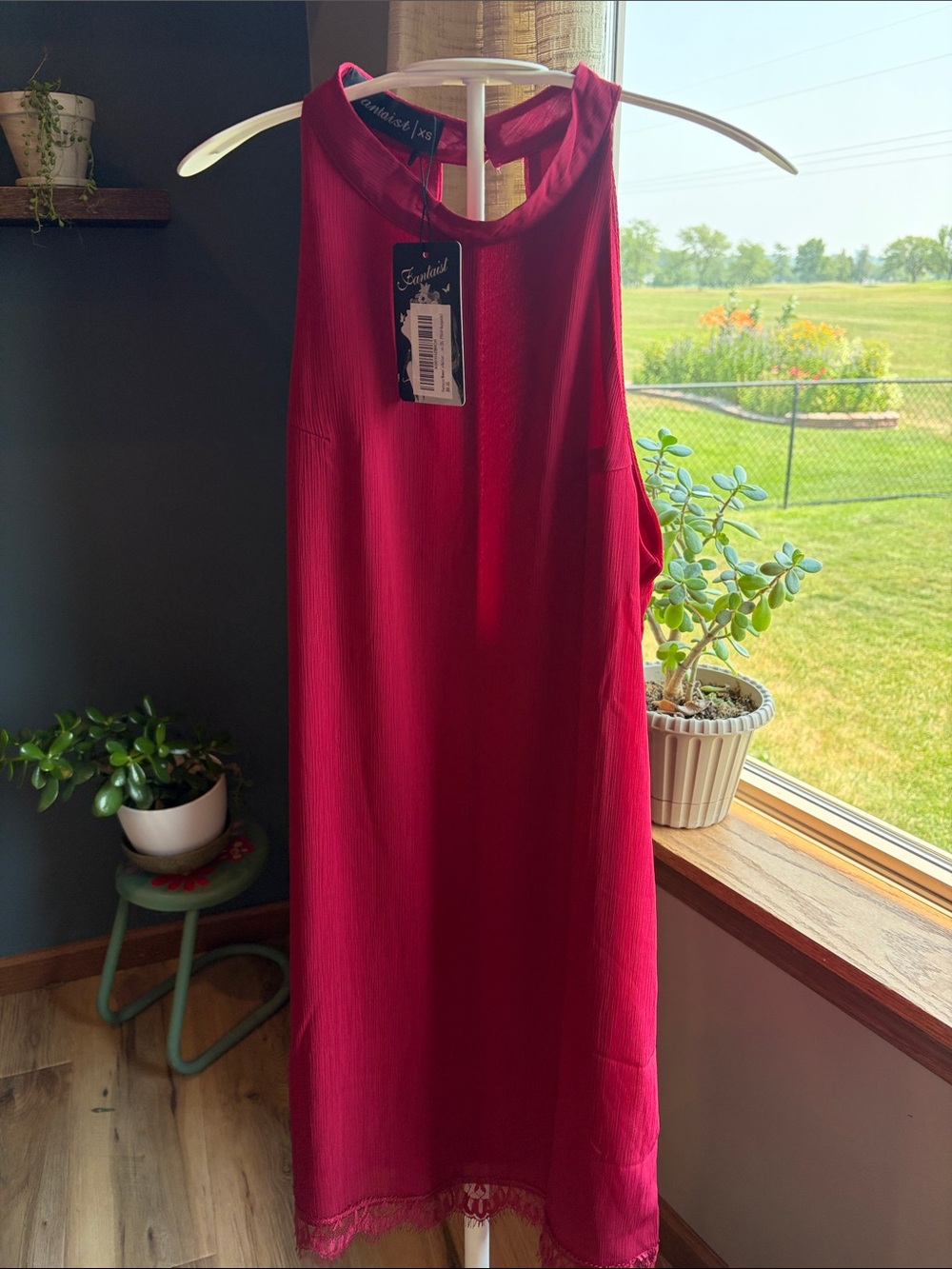 NWT Fantaist Halter Dress in Pink
